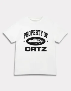 Corteiz OG Propriété De Crtz T-Shirt Blanc