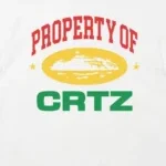 Corteiz Propriété De Crtz Carni T-shirt Blanc