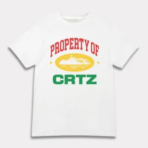 Corteiz Propriété De Crtz Carni T-shirt Blanc