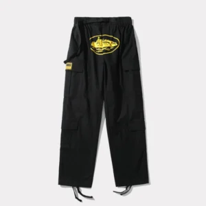 Corteiz Purp Guerillaz Cargos Noir/Jaune