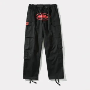 Corteiz Purp Guerillaz Cargos Noir/Rouge