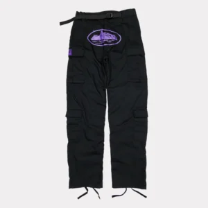 Corteiz Purp Guerillaz Cargos Noir/Violet