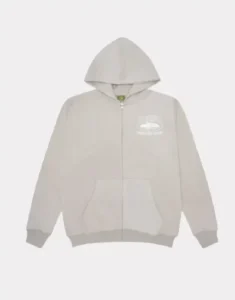Corteiz – Superior V2 – Sweat à capuche zippé – Gris pierre