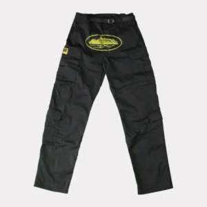 Corteiz Yella Guerillaz Cargos Noir Jaune