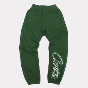 Pantalon de jogging Corteiz Dropout vert