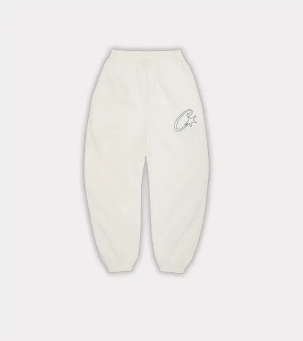 SURVÊTEMENT À APPLICATION C STAR SATIN CORTEIZ OFF WHITE