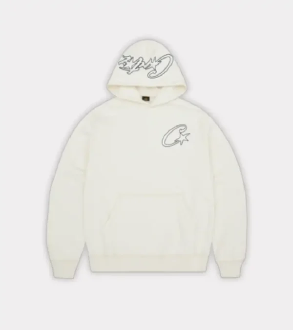 SURVÊTEMENT À APPLICATION C STAR SATIN CORTEIZ OFF WHITE