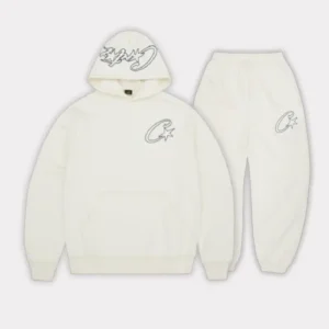 SURVÊTEMENT À APPLICATION C STAR SATIN CORTEIZ OFF WHITE