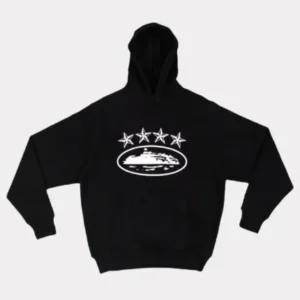 Sweat à capuche Corteiz 4Starz Alcatraz Noir