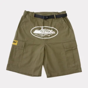 Short Cargo Corteiz Alcatraz Vert Kaki