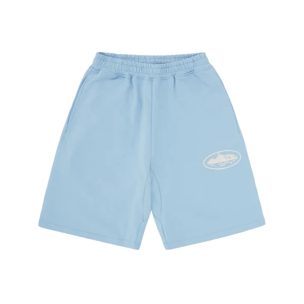 SWEATSHORT IMPRIMÉ ISLAND PUFF BLEU BÉBÉ