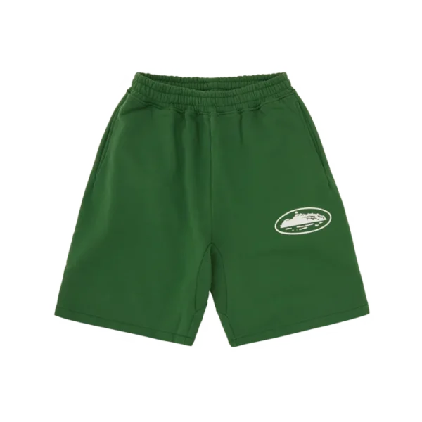 SWEATSHORT IMPRIMÉ ISLAND PUFF VERT