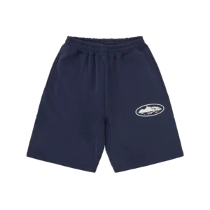 SWEATSHORT IMPRIMÉ ISLAND PUFF BLEU MARINE