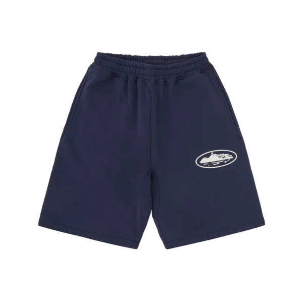 SWEATSHORT IMPRIMÉ ISLAND PUFF BLEU MARINE