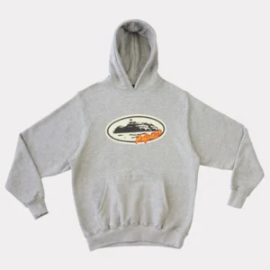Sweat à capuche Corteiz Aufentic Gris