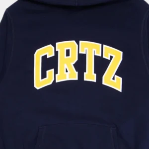 Sweat à capuche Corteiz Crtz Dropout bleu marine