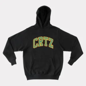 Sweat à capuche Corteiz Dropout Noir
