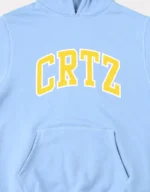 Sweat à capuche Corteiz Dropout bleu bébé