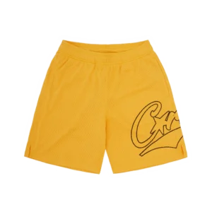 Short en maille Woosh jaune