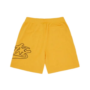 Short en maille Woosh jaune